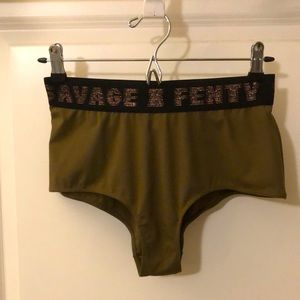 Forever Savage Booty Short - Olive Green